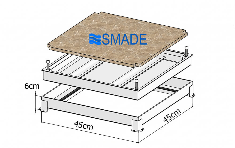 nắp bể nước ngầm chịu lực SMC08-450