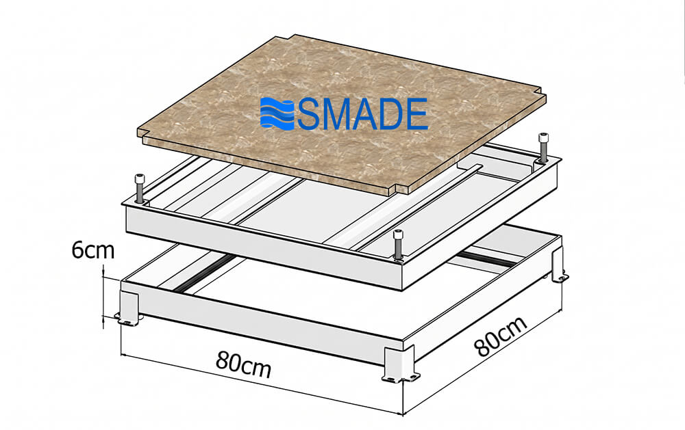 Nắp bể nước ngầm ngoài trời SMC08-800