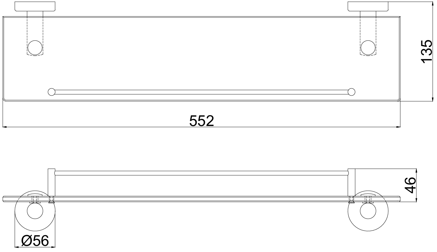 Kệ kính nhà tắm model GS63