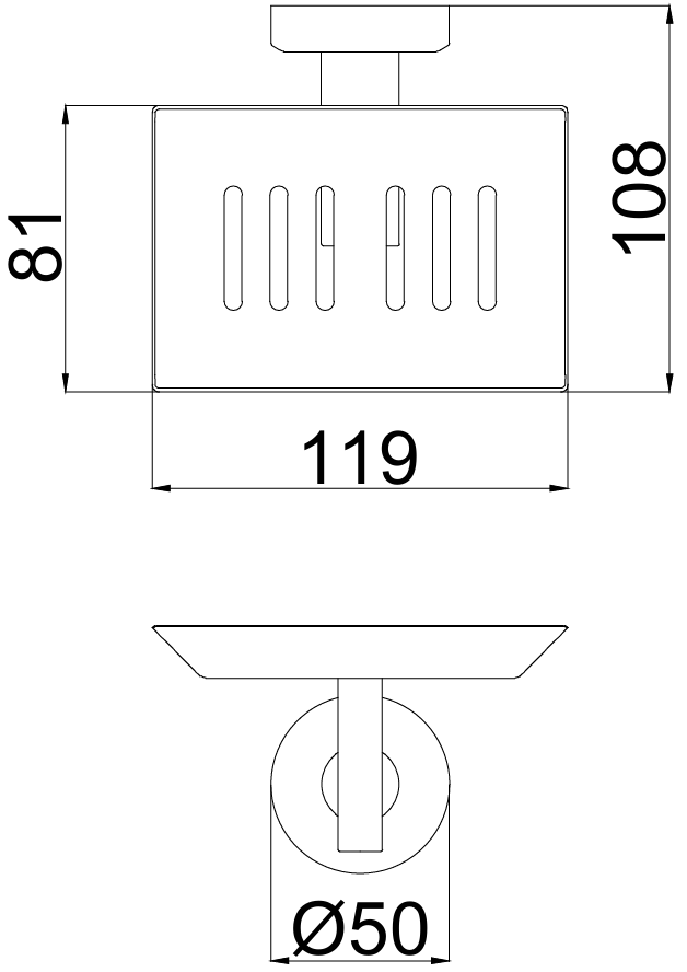 Kệ xà bông Inox 304 model SD62