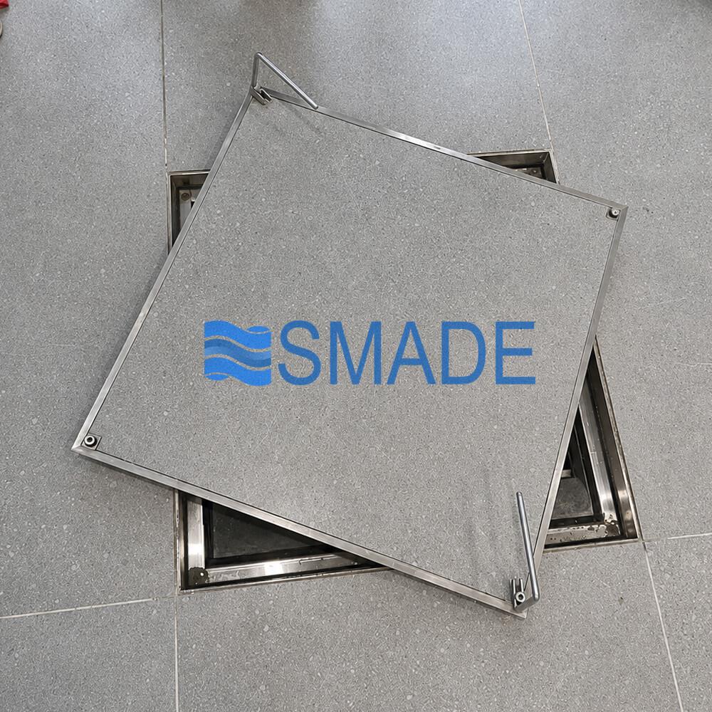 Nắp bể nước ngầm KT 60x60, Gioăng cao su kép chống nước, chịu tải cao - SMC08-600