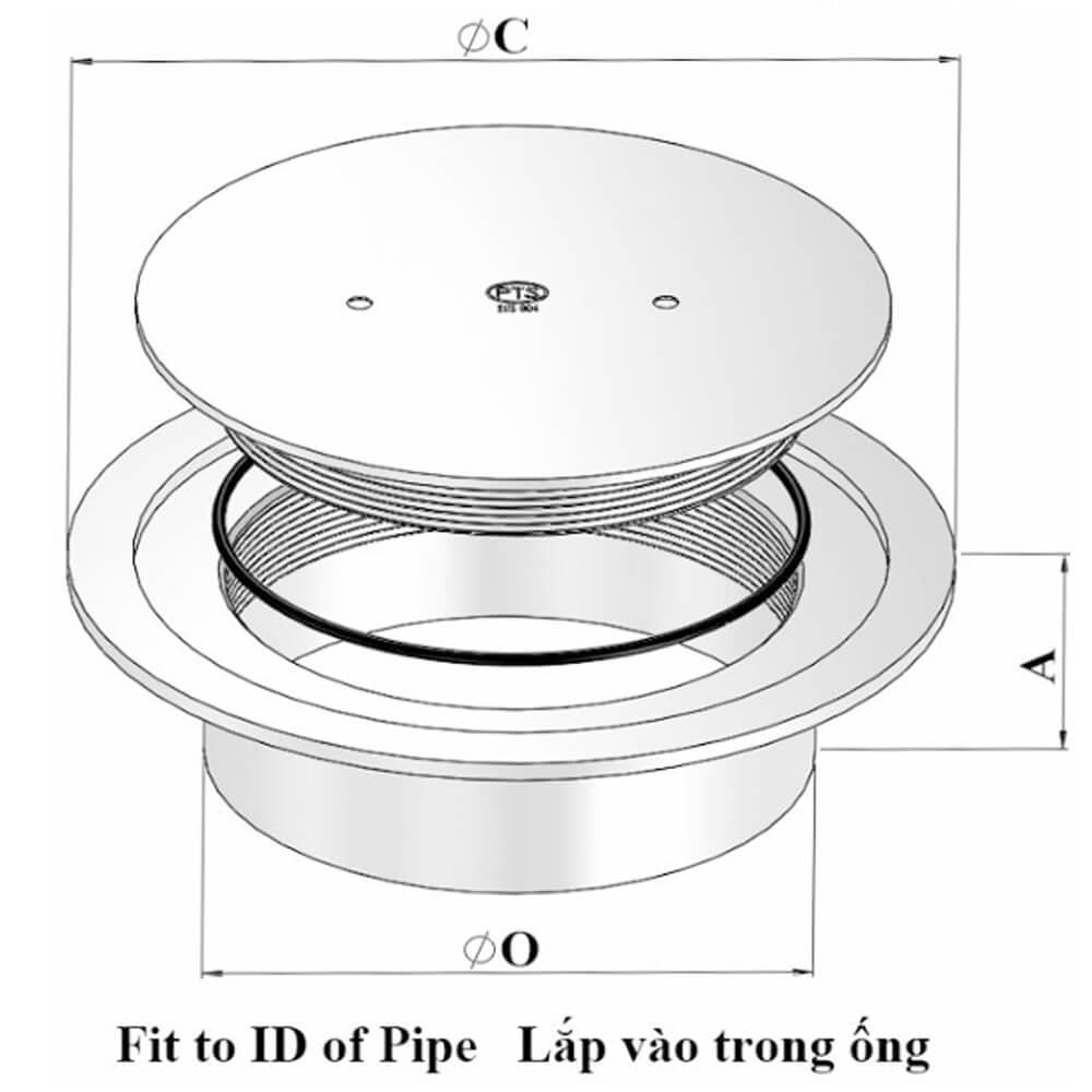 Thông tắc sàn model COA